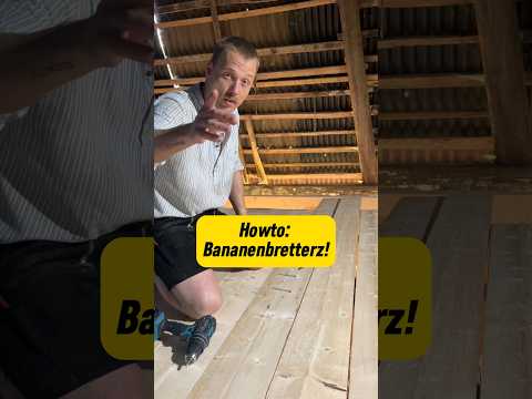 Handwerkertipp: Vertrau mir! Krumme Bretterz, gerade ziehen mit zwei Schrauben #handwerk #shoorts