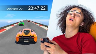 ATTEMPTING THE LONGEST 24 HOUR RACE! - GTA 5 Funny Moments