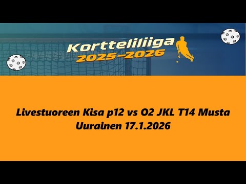 Keski-Suomen Kortteliliiga Uurainen 17.1.2026 Livestuoreen Kisa P12 vs O2 JKL T14 musta