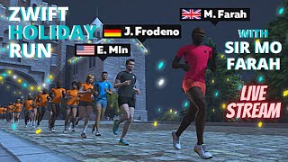 Zwift Holiday Run with SIR MO FARAH | LIVE STREAM