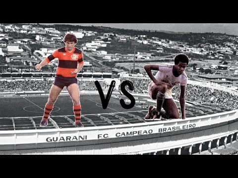 Zico vs Jorge Mendonça: Flamengo x Guarani ► Campeonato Brasileiro 14/04/1982