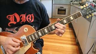 How to play Dio Holy Diver guitar solo