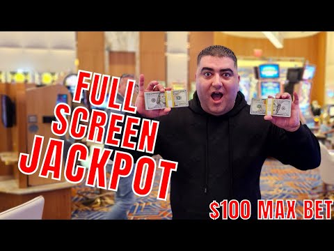 $100 Max Bet FULL SCREEN JACKPOT - The Power Of NG SLOT