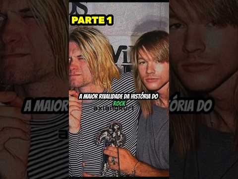 Axl Rose vs Kurt Cobain, why did they hate each other? #gunsnroses #nirvana