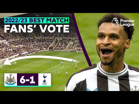 BEST Premier League Match 22/23 - Voted By Fans | Newcastle 6-1 Spurs | Highlights