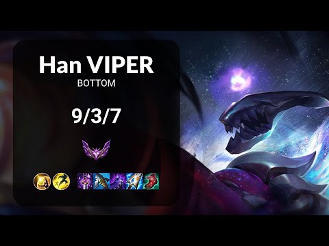 Han Viper Varus vs Jinx BOTTOM - KR MASTER Patch 14.24