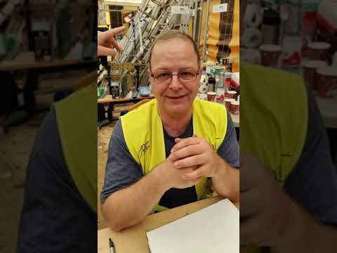 Ahrtal - Tag 55: Frau Hermann vom ADD am Baustoffzelt, ein Lichtblick