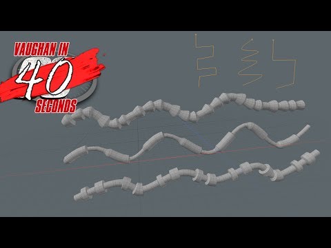 MODO | Pushing Points Profile Tube Tool