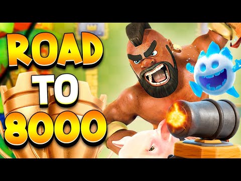 HOG 2.6 ROAD TO 8000 TROPHIES - CLASH ROYALE