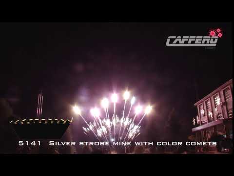 5141 Silver strobe mine with color comets