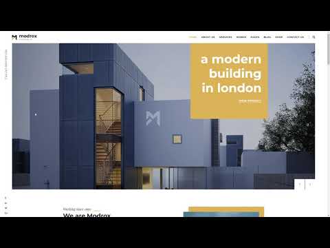 Modrox : Architecture And Interior WordPress Theme      Andy Ryo