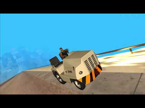 GTA SA Mega Ramp Crash Testing Real Car Mods