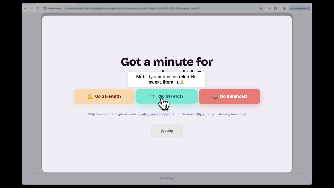 1 Pixel Workout video preview