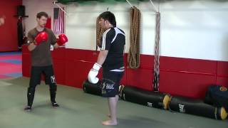 preview picture of video 'MMA Training: Karate & Kickboxing Sparring Techniques for MMA @ Duarte Shotokan Karate Academy'