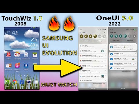 SAMSUNG UI Evolution | 2008 to 2022 | Touchwiz to OnuUI 5 | MUST WATCH 🔥🔥
