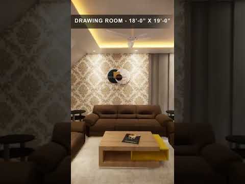 Drawing hall interior designing services