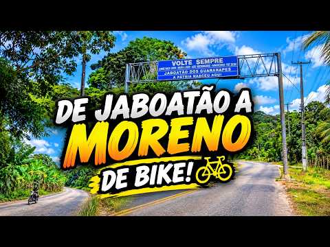 🚴‍♂️ DE JABOATÃO ATÉ O PARQUE DE MORENO DE BIKE! 🌳🔥 | PEDAL E AVENTURA