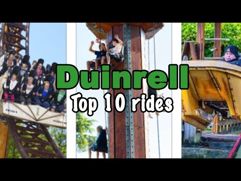 Top 10 rides at Duinrell - Wassenaar Netherlands | 2022