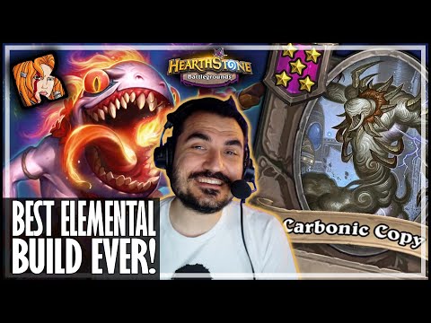 MY BEST ELEMENTAL BUILD EVER! - Hearthstone Battleground