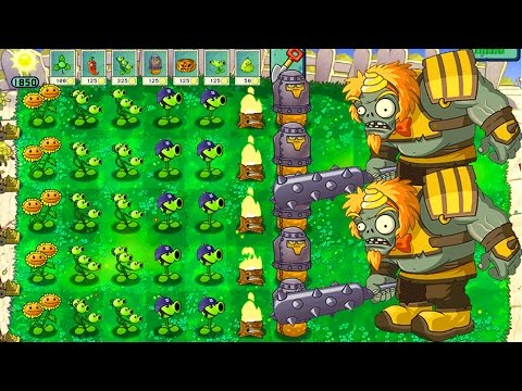 Plants vs Zombies 2 PC Mod: TEAM PLANTS vs GARGANTUAR FIGHT! (New Version)