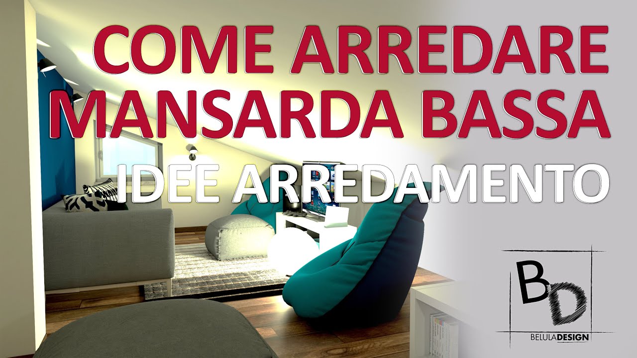 Watch Now COME ARREDARE UNA MANSARDA BASSA | Belula Design COME ARREDARE UNA MANSARDA BASSA | Belula Design