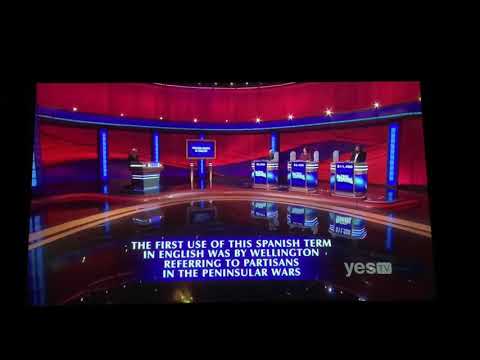 Final Jeopardy, “Foreign words in english” - Devin Rossiter Day 3 (11/5/20)