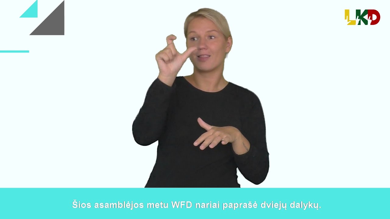 Tarptautinė kurčiųjų žmonių savaitė keičia pavadinimą