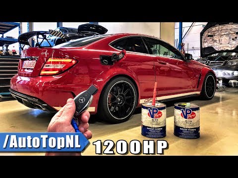 1200HP Mercedes C63 AMG BLACK SERIES REVIEW POV on AUTOBAHN by AutoTopNL