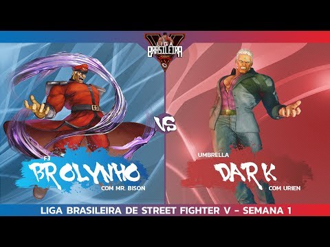 Brolynho vs Dark - Liga Brasileira de Street Fighter V - Jogo 7 - Semana 1 (1ª Etapa)