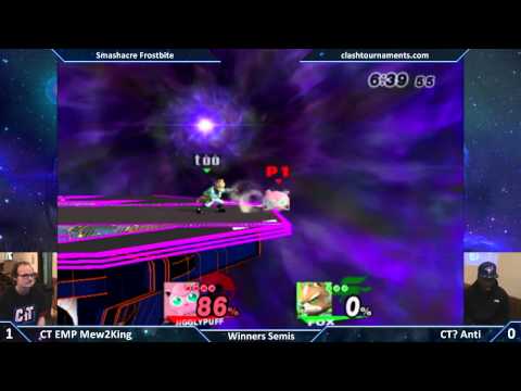Smashacre Frostbite - CT Mew2King vs Anti - Winners Semis - Project M
