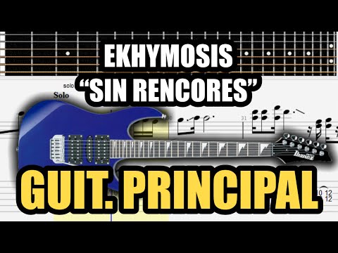 Sin Rencores - Tablatura: Guitarra Principal
