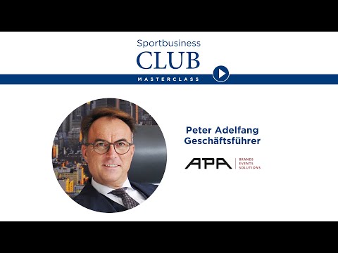 Ausschnitt aus der SBC-Masterclass mit Peter Adelfang von APA Brands Events Solutions