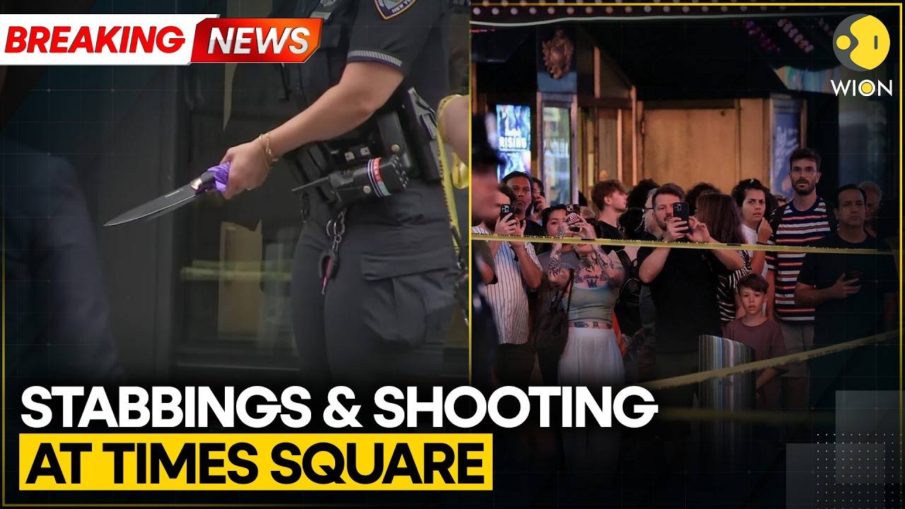 Woman With Knife Kills One at New York's Times Square, Police Shoot Down Suspect | WION BREAKING