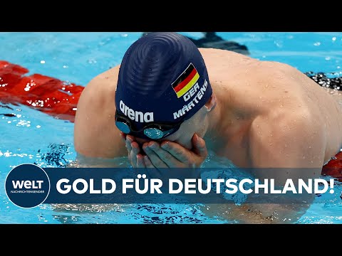 Olympische Sommerspiele in Paris: Deutscher Schwimmer holt Gold über 400 Meter Freistil