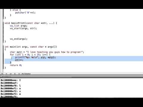 C Programming on the Mac L48 - C String Review