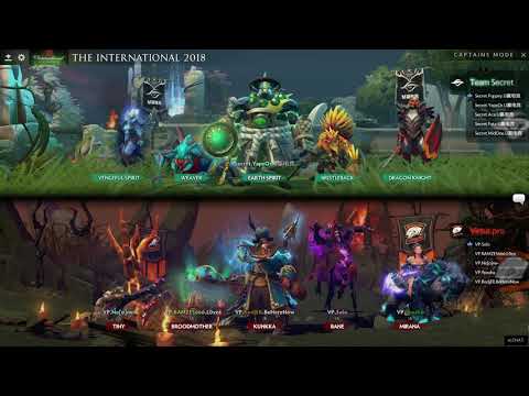 [EN] Virtus.pro vs Secret BO2 - The International 2018 Group Stage Day 2