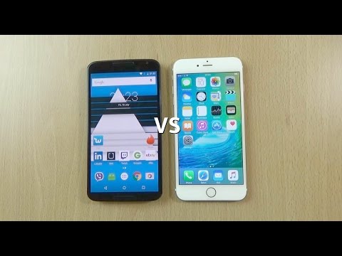 Nexus 6 Android M Preview 2 VS IPhone 6+ IOS 9 Beta 3 - Speed Test!