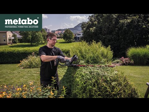 Metabo 18 Volt Cordless Hedge Trimmers HS 18 LTX 45 / HS 18 LTX 55 / HS 18 LTX 65