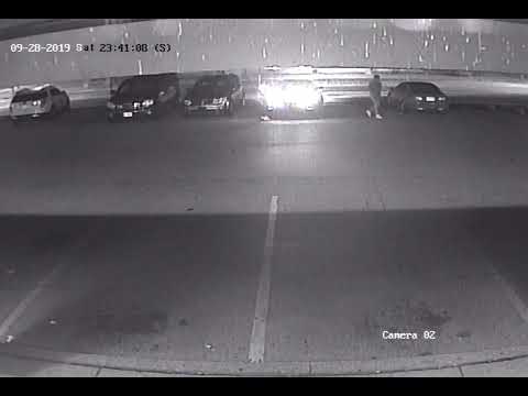 Security camera footage from Homicide #51 investigation, showing two men leaving a car where Amir Naraine, 21, was found dead