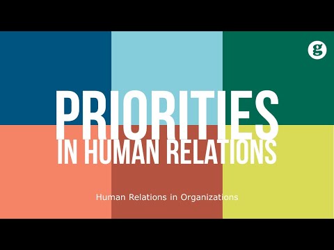 Priorities in Human Relations