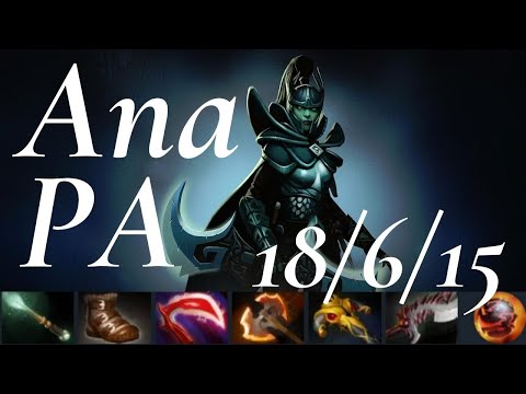 Ana Phantom Assassin, kpii Tiny - all for Anti-Mage bye~ - dota2