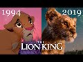 LION KING Side To Side COMPARISON 1994 Vs 2019 El Rey Leon Trailer