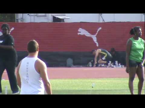 Egyptian sprinter Amr Seoud runs 20.50 sec in the 200m on April 17 2010 CA, USA