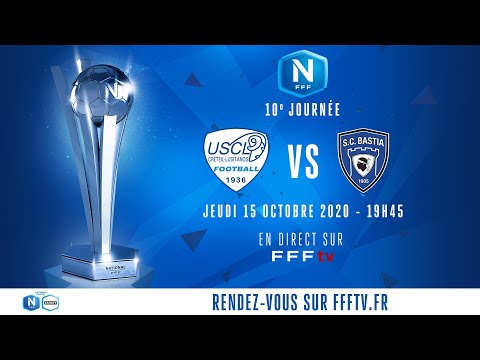 J10 : USCL - SC Bastia en direct sur FFFtv (19h45) I National 2020-2021