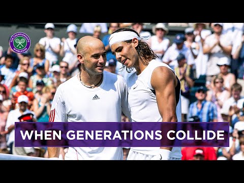 Andre Agassi's Wimbledon Farewell vs Rafael Nadal 2006 | Best Points ✨