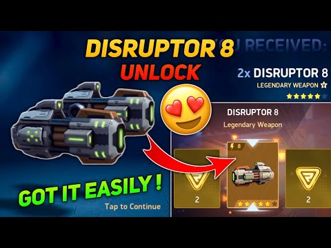 FINALLY‼️We Got DISRUPTOR 8 from ECR 🎉😍| Mech Arena Disruptor Event 🎁| Mech Arena