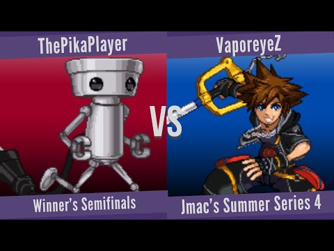 ThePikaPlayer (Chibi) vs. VaporeyeZ (Sora) - Winner's Semifinals - Jmac's Summer Series 4