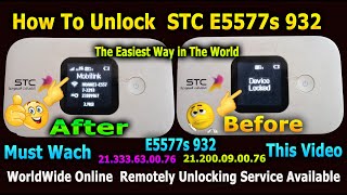 STC E5577s 932 Unlock Without Opening No Service Fix Solution