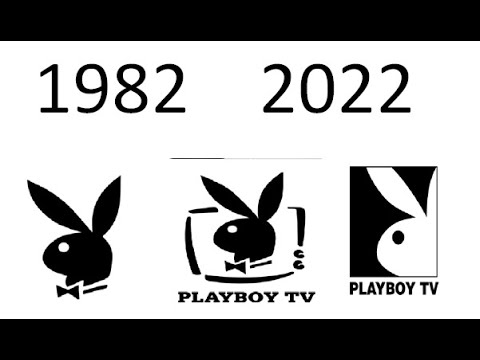 Ewolucja loga Playboy TV 1982-2022