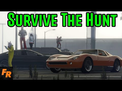 Gta 5 Challenge - Survive The Hunt #25  (Re-Upload)